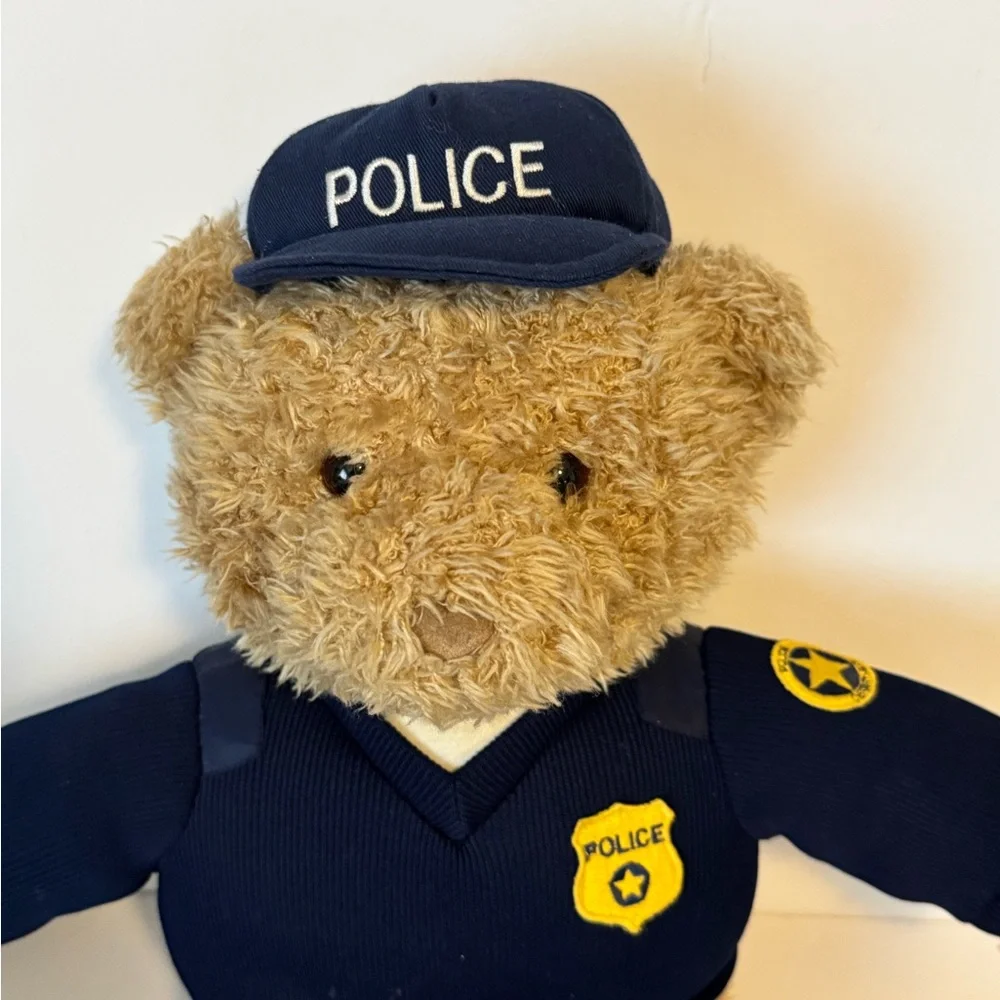 Gund American Heroes First Edition Heads & Tales Police‎ Teddy Bear - Picture 2 of 5